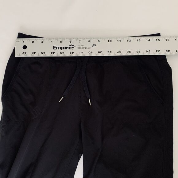 Athleta Jogger Pants Black Women 6 Stretch Waist Pockets Workout Athletic Gym - Picture 6 of 11